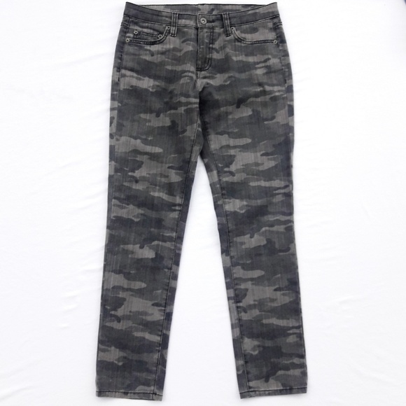 CarMar Camo Pants Jeans Skinny Mid Rise Spandex Los Angeles USA 26 - Picture 2 of 8
